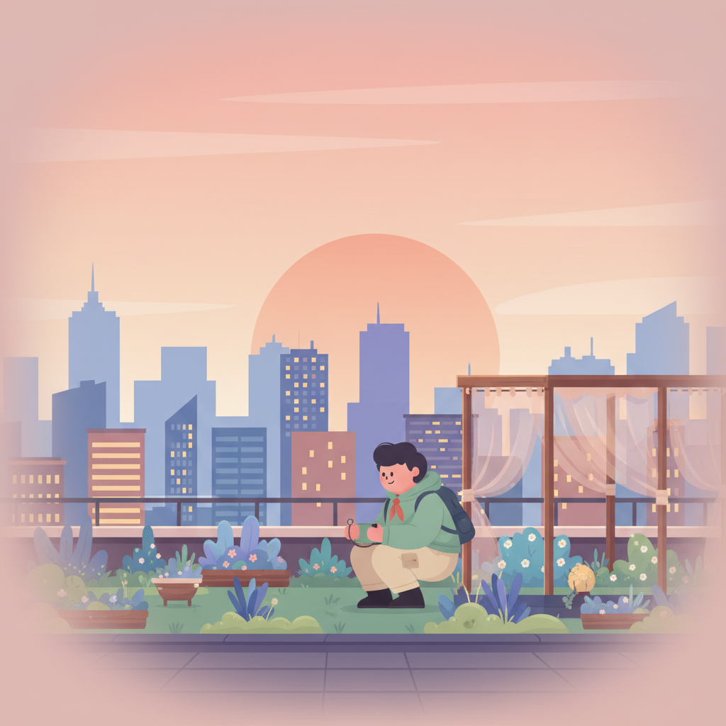 find quiet city spots