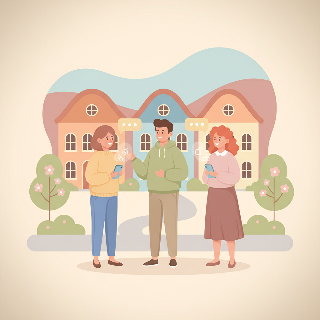 share neighborhood updates