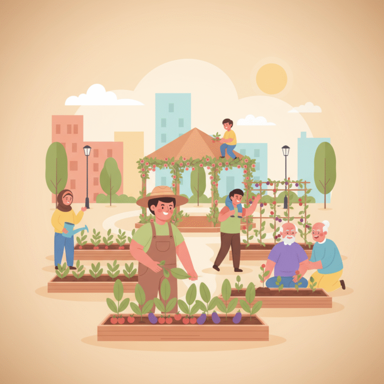 urban farming community habits