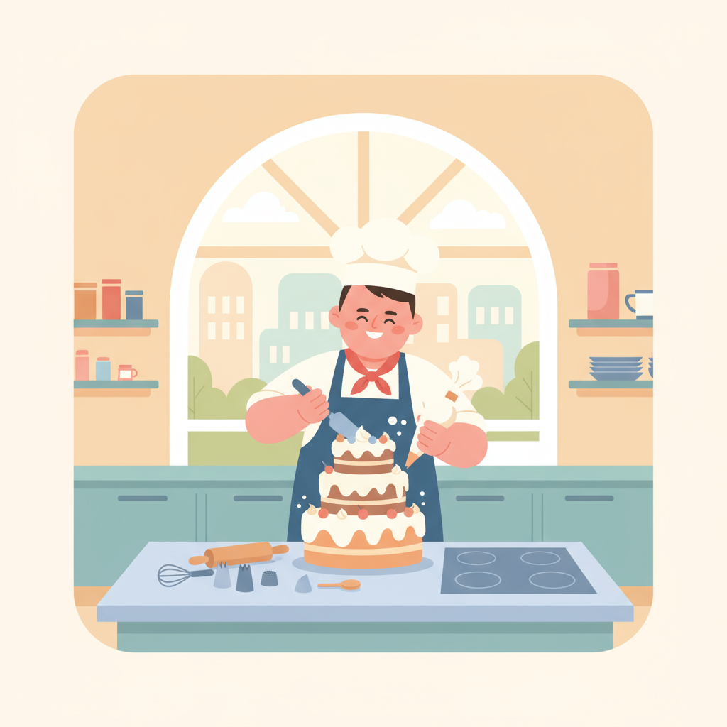 speed up cake decoration