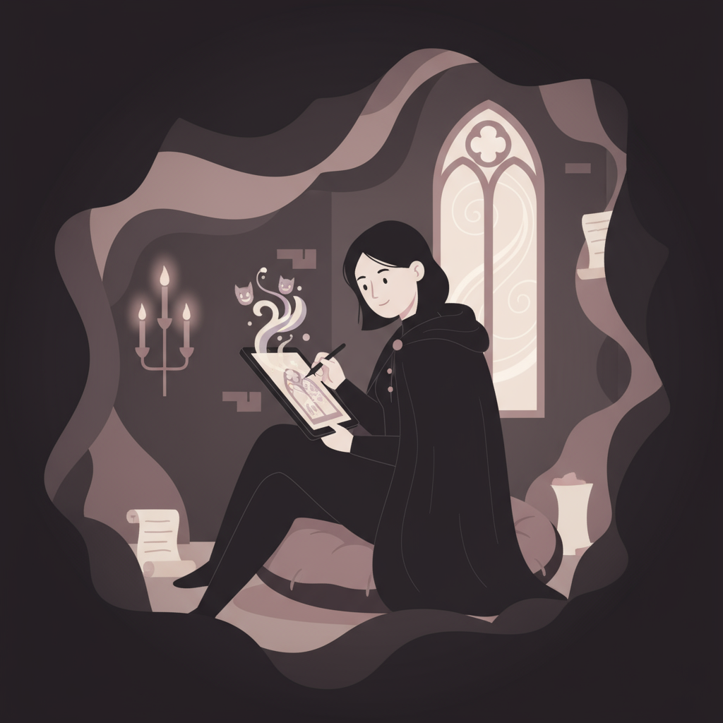 daily habits for goth artistic skills