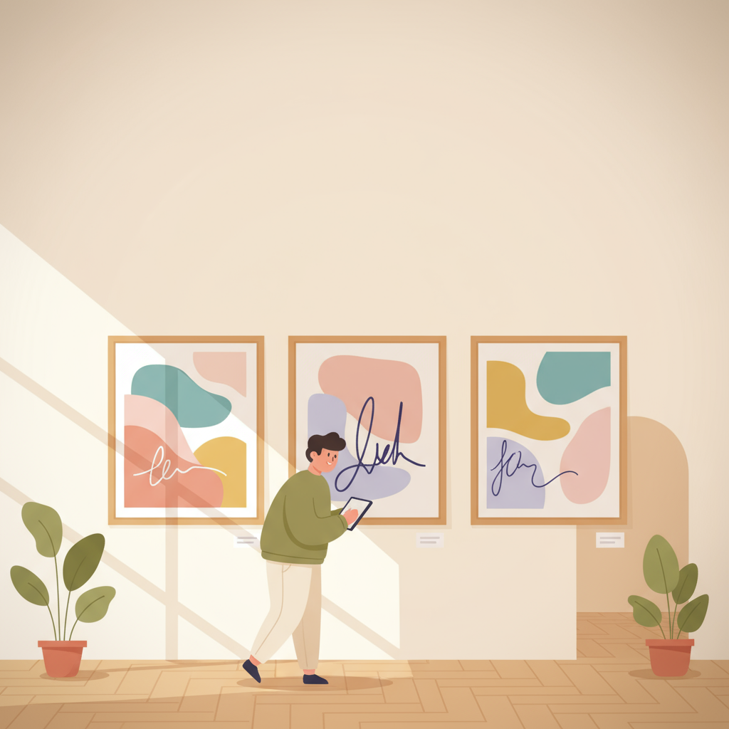 recognize artist signatures