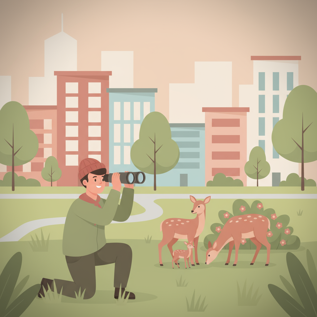notice urban wildlife
