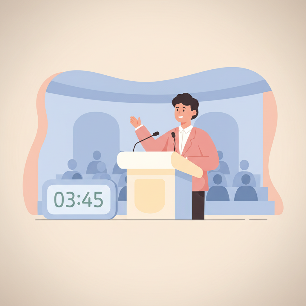 manage speaking time