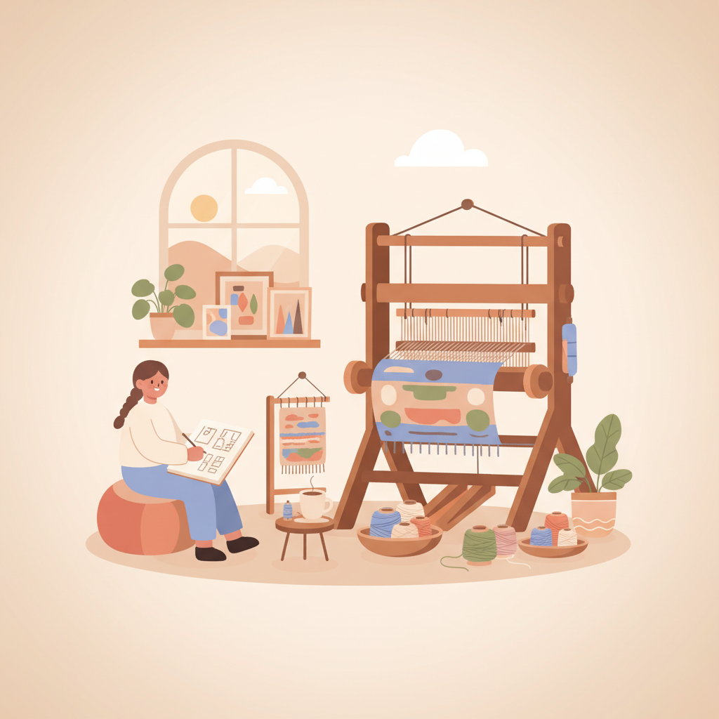 simple daily habits for woven artists