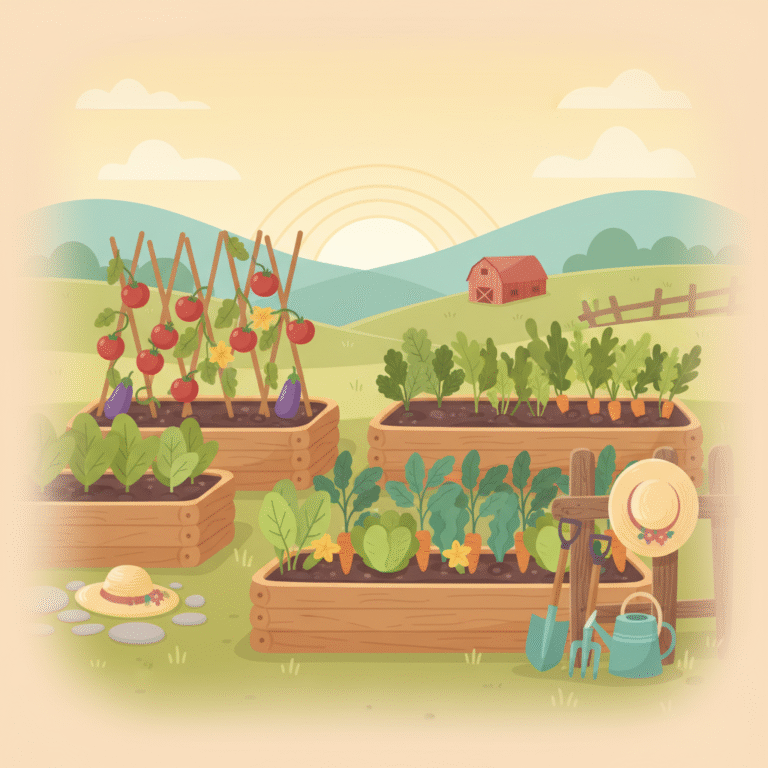 grow seasonal vegetables
