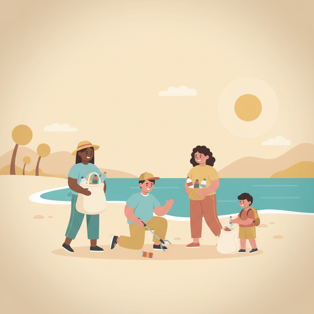 beach cleanup habits