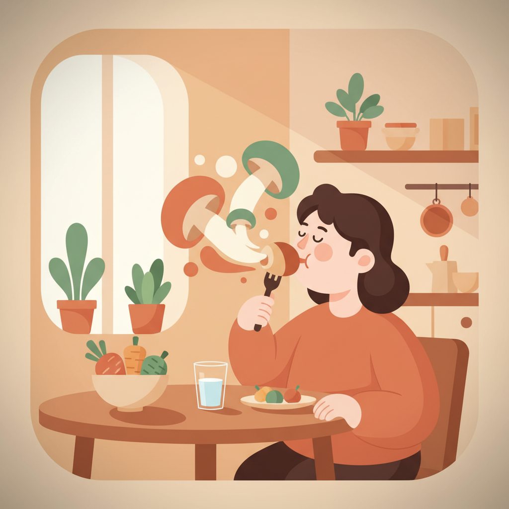 appreciate food textures