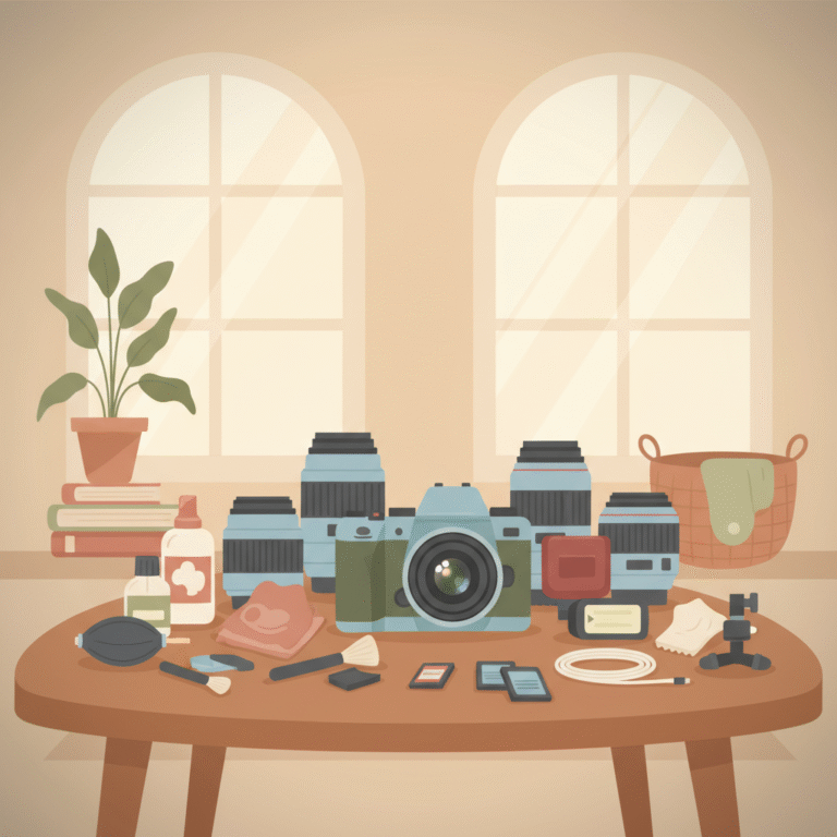 maintain camera gear