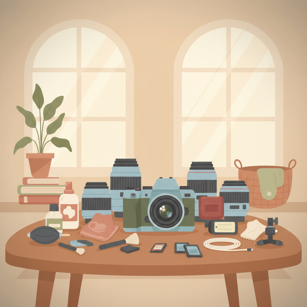 maintain camera gear