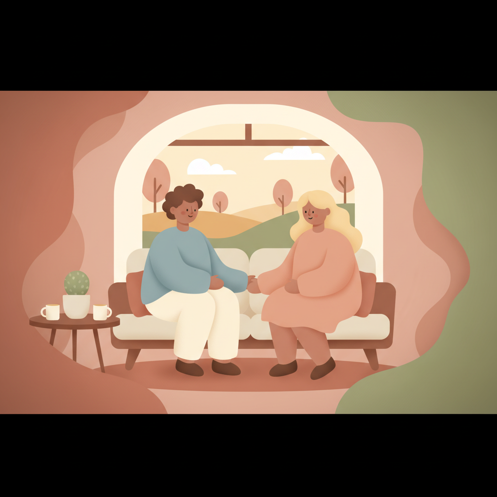 embrace comfortable silence