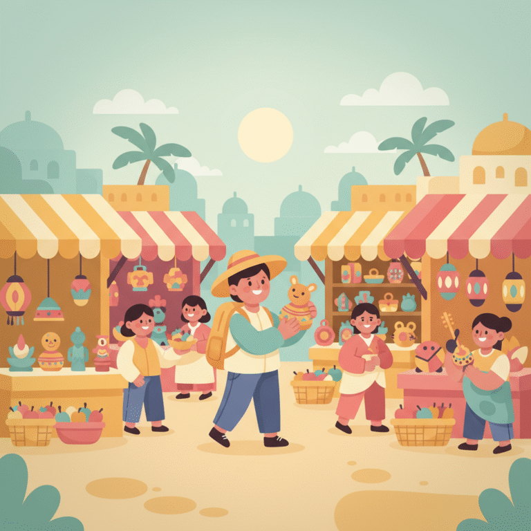 collect local souvenirs