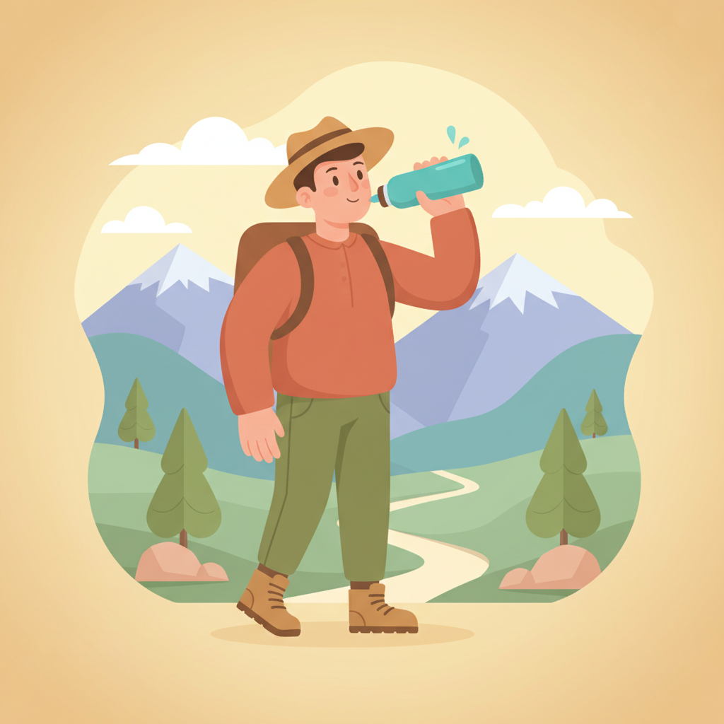 stay hydrated outdoors