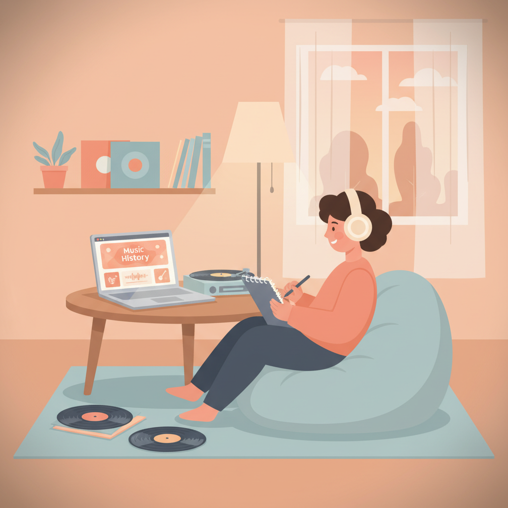 explore music history