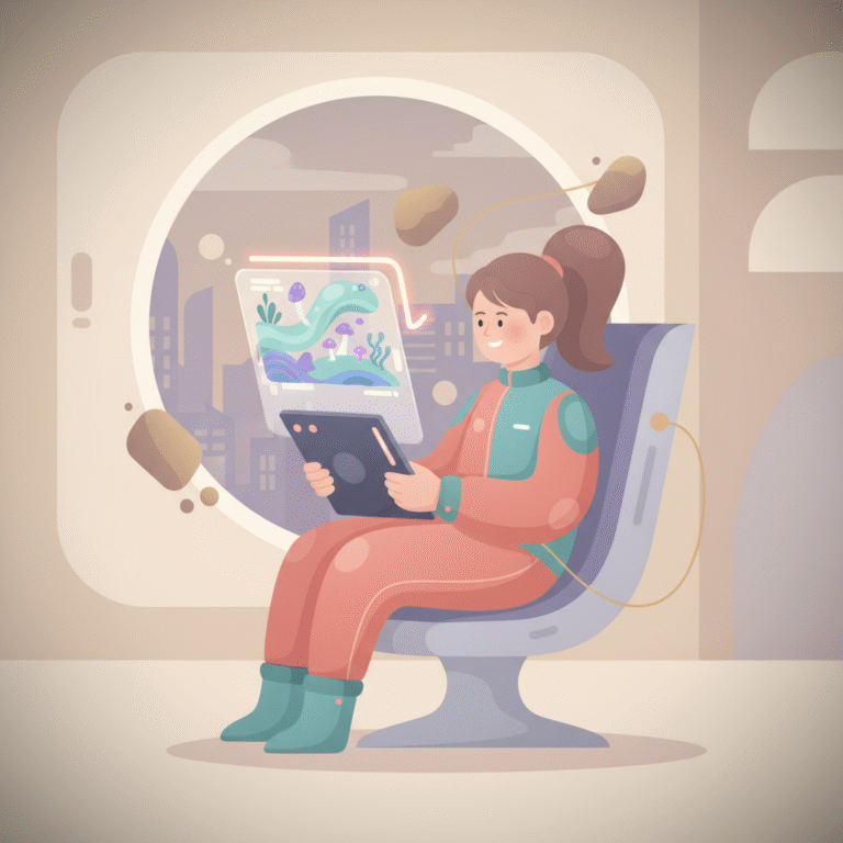 futuristic art creation